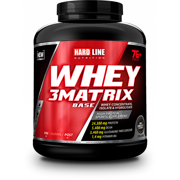Hardline Whey 3 Matrix Base 2300 Gr Çikolata