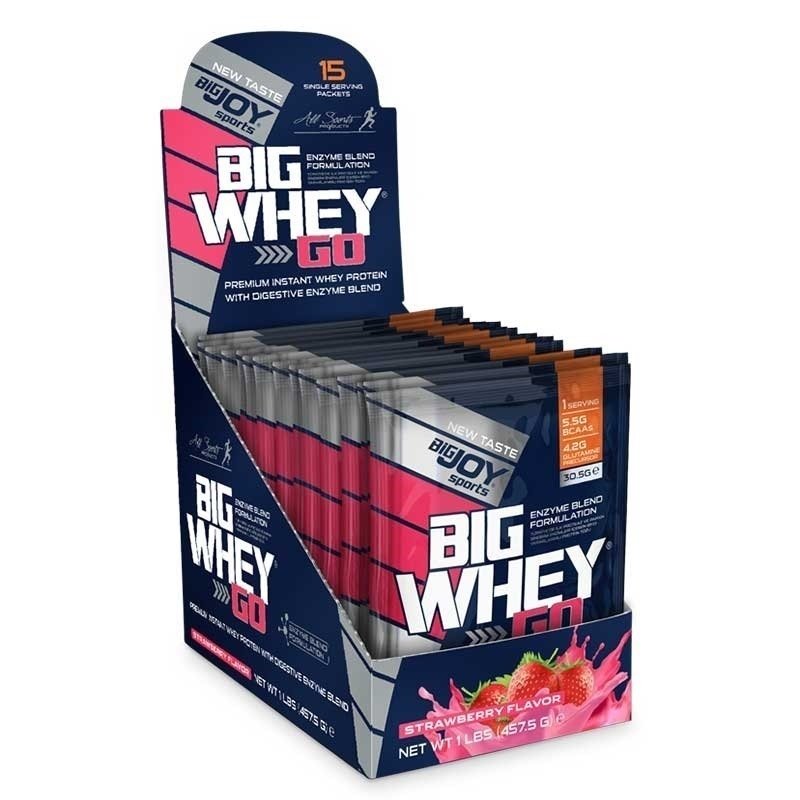 Big Joy Big Whey Go Protein 458 Gr 15 Saşe Çilek