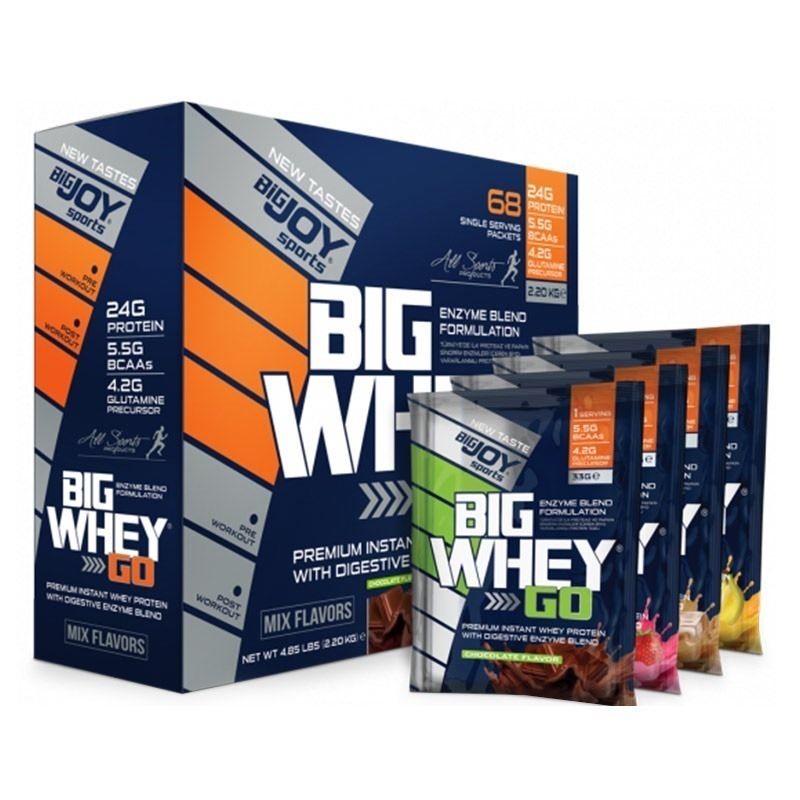 Big Joy Big Whey Go Protein 2070 Gr 68 Saşe Mix