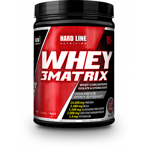 Hardline Whey 3 Matrix 454 Gr Çilek