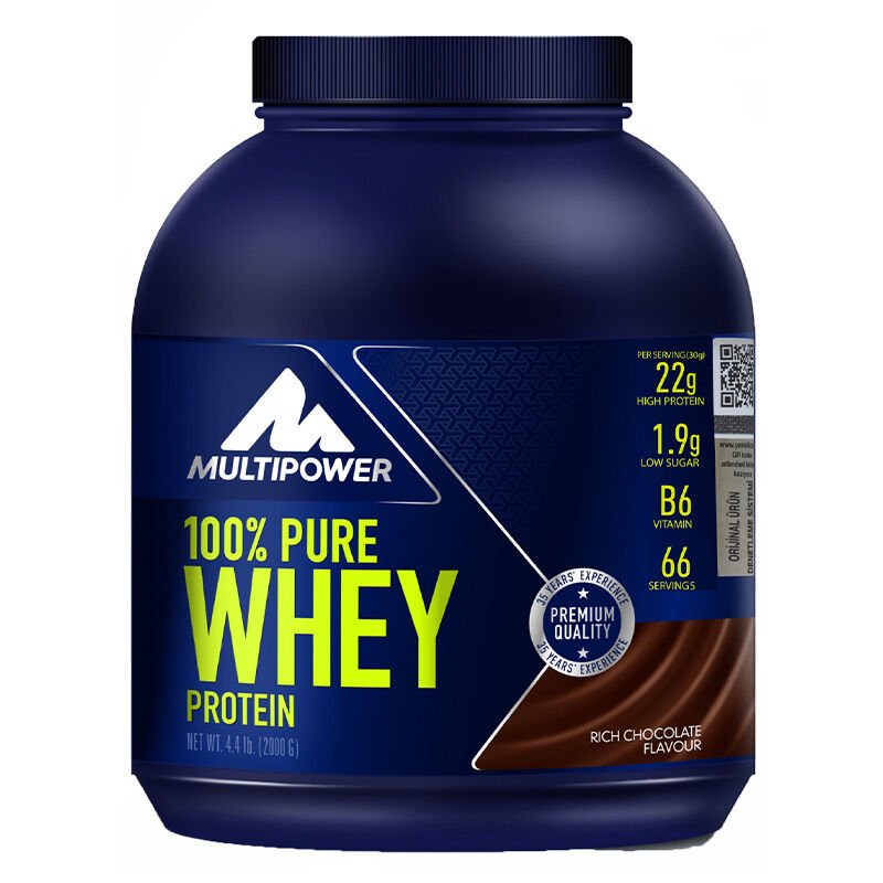 MULTIPOWER 100 % PURE WHEY PROTEIN 2000 GR Çikolata