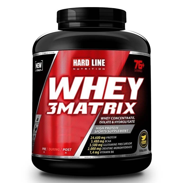 Hardline Whey 3 Matrix 2300 Gr Muz
